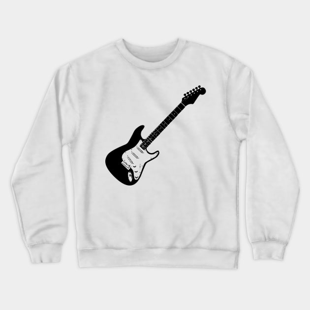 Guitar Dreams - Wearable Melody Crewneck Sweatshirt by Salaar Design Hub